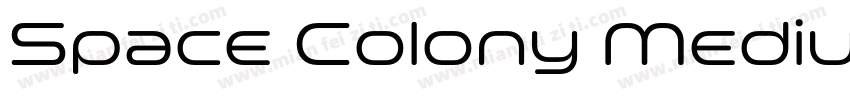 Space Colony Medium字体转换